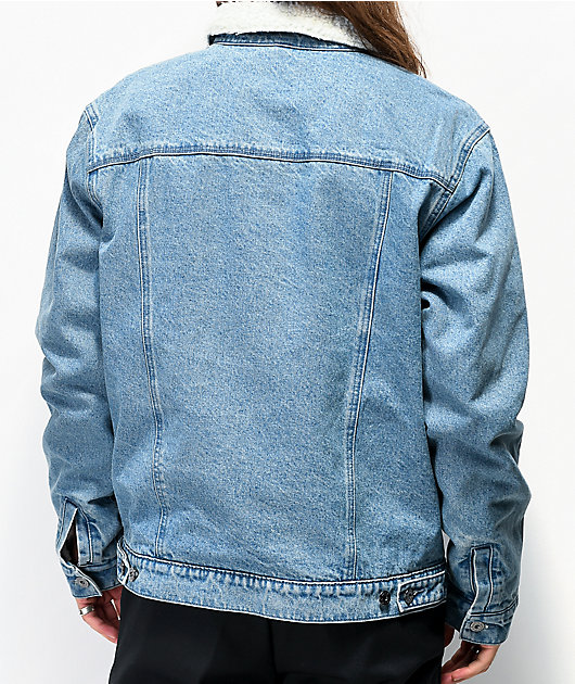 matix denim jacket