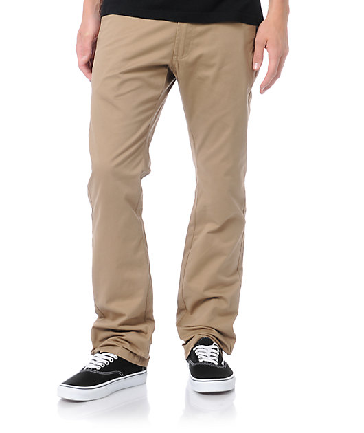 slim khaki pants