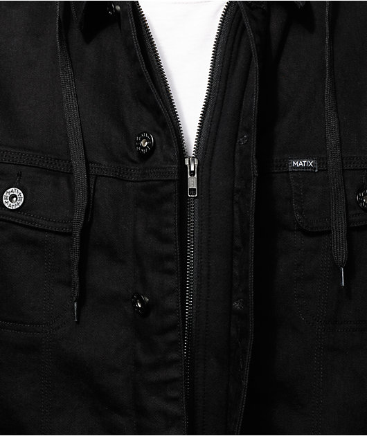matix denim jacket