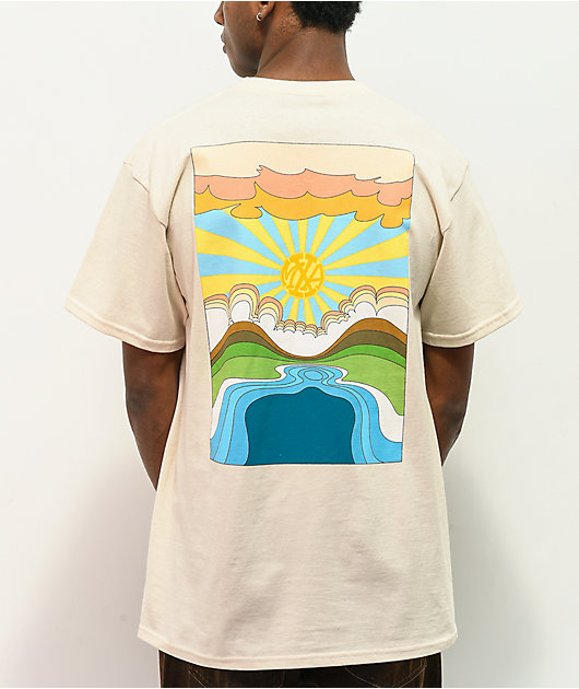 Maxallure Groovy Sun Natural T-Shirt