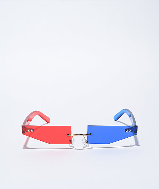 Maya Gafas de sol en rojo y azul