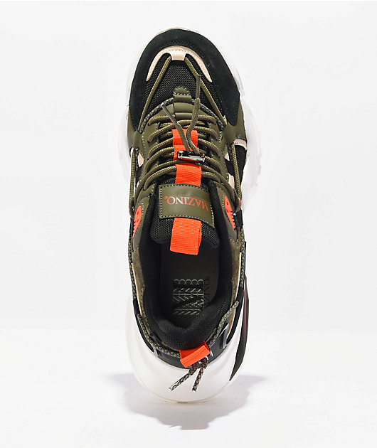 Mazino Oasis Olive & Orange Shoes