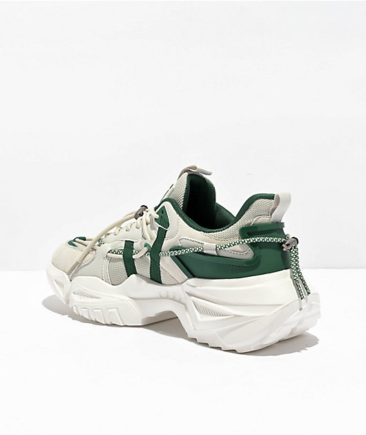 Mazino Oasis Taupe & Green Shoes