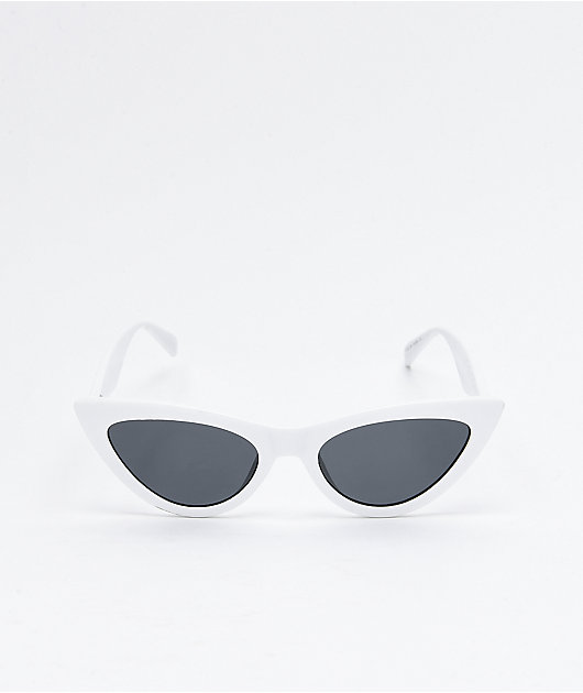 Mckenna gafas de sol blancas de ojo de gato