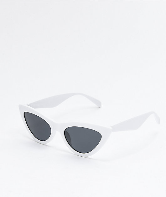 Mckenna gafas de sol blancas de ojo de gato