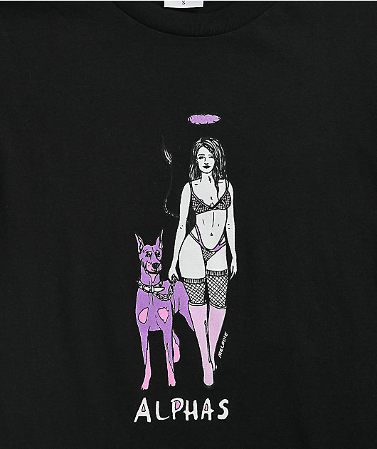 Melodie Alphas Black T-Shirt