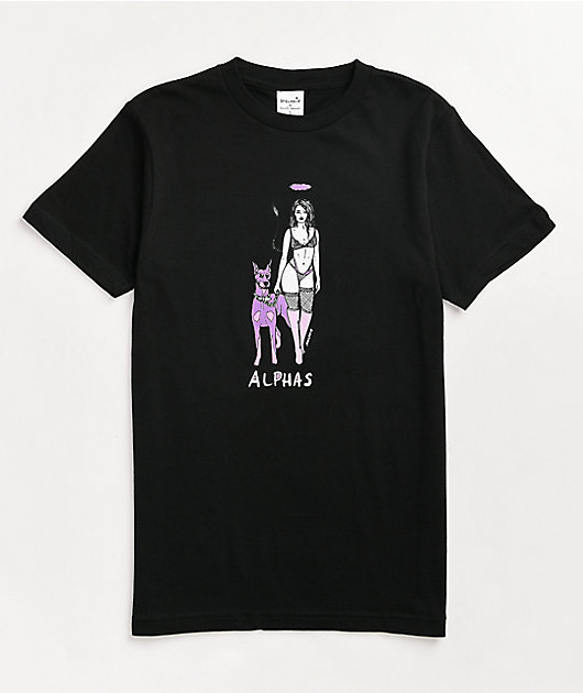 Melodie Alphas Black T-Shirt