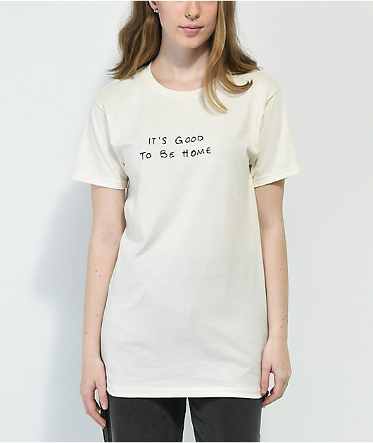 Melodie Good To Be Home Natural T-Shirt