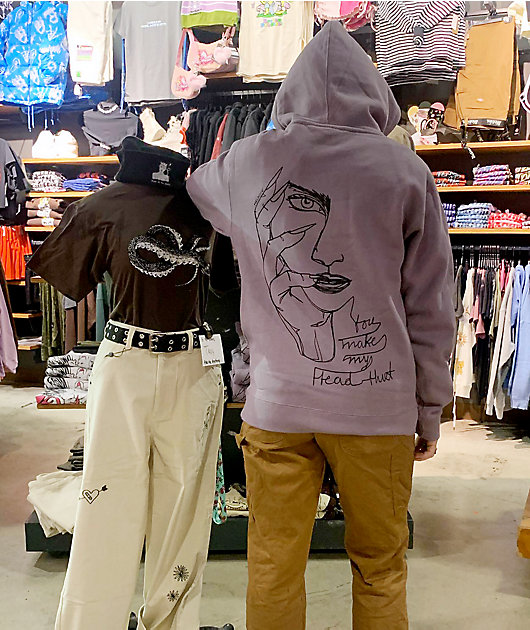 Purple on sale hoodie zumiez