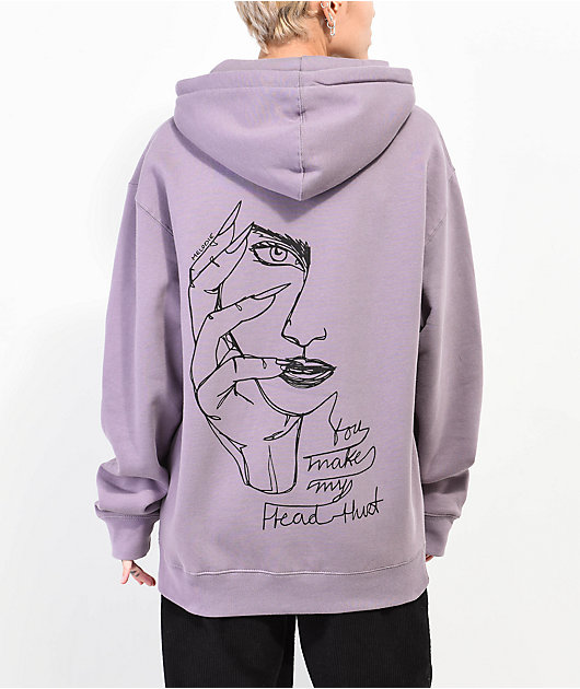 Purple hoodie zumiez online