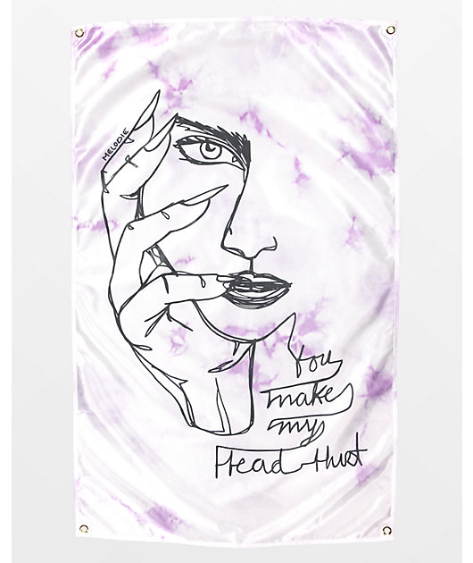 Melodie Headache Purple Banner
