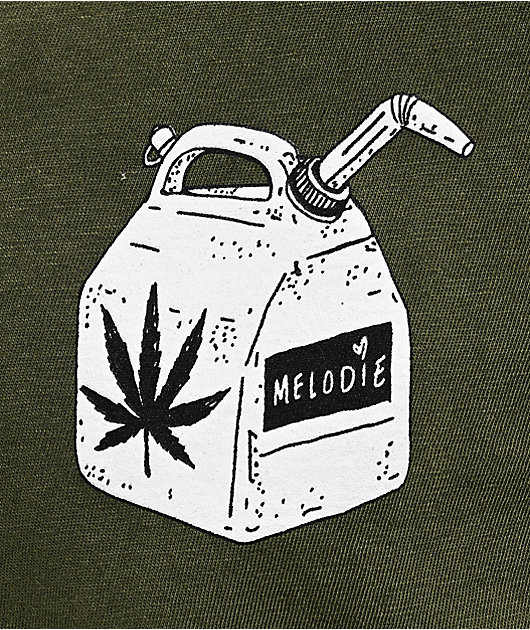 Melodie Nobody Rides Green T-Shirt