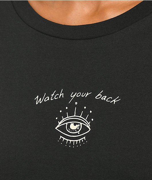 Melodie Watch Your Back Camiseta negra