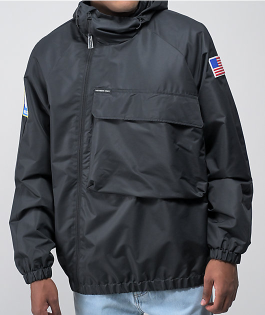 members only windbreaker jacket