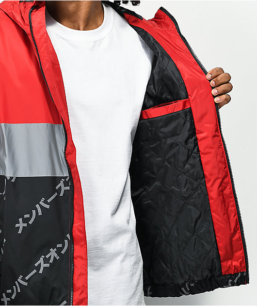 reflective jacket black