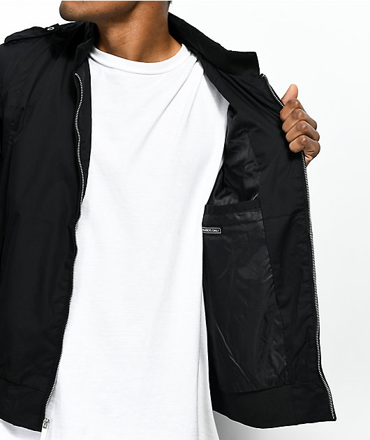 Members Only Iconic chaqueta negra de carreras