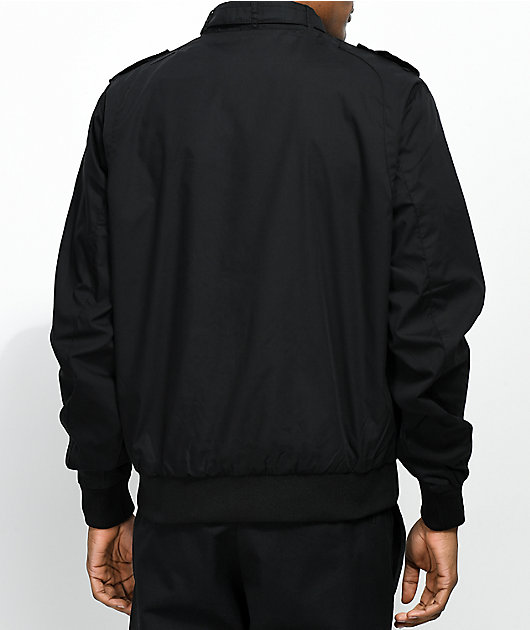 Members Only Iconic chaqueta negra de carreras
