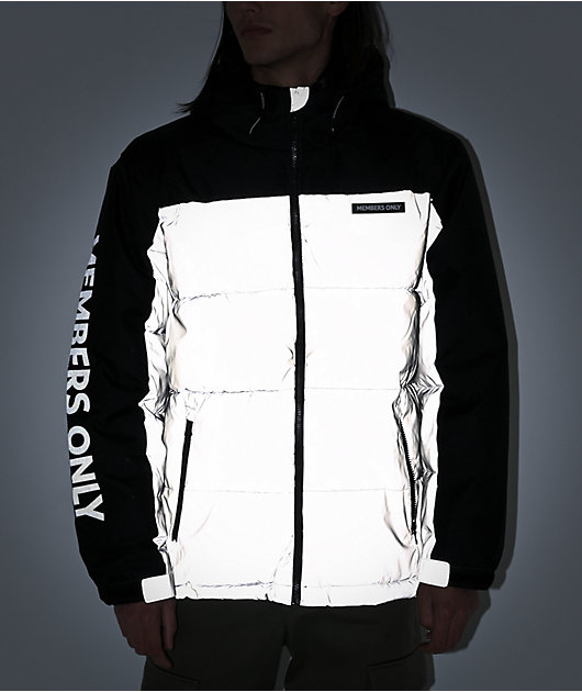 Members Only Reflective Split Puffer Jacket | lupon.gov.ph