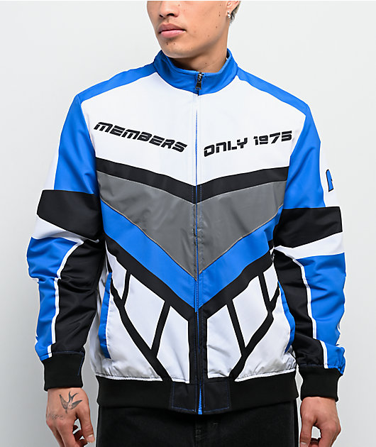 Members Only Speed Blue Racing Jacket | Zumiez