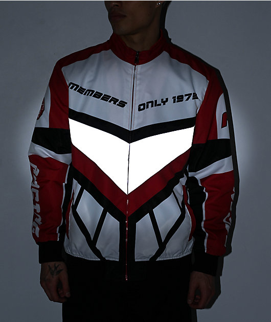 Members Only Speed Racing Red Jacket | Zumiez
