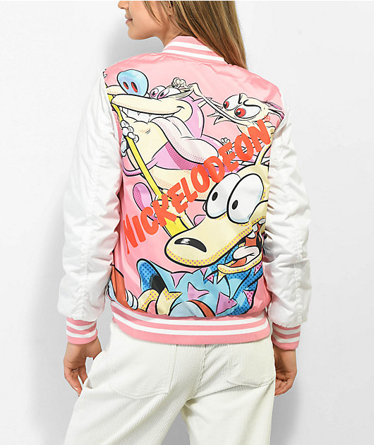 Members Only X Nickelodeon Chucky Pink Varsity Jacket