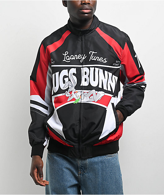 Members Only x Looney Tunes Black & Red Racing Jacket | Zumiez
