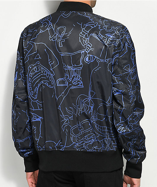 nickelodeon reversible bomber jacket