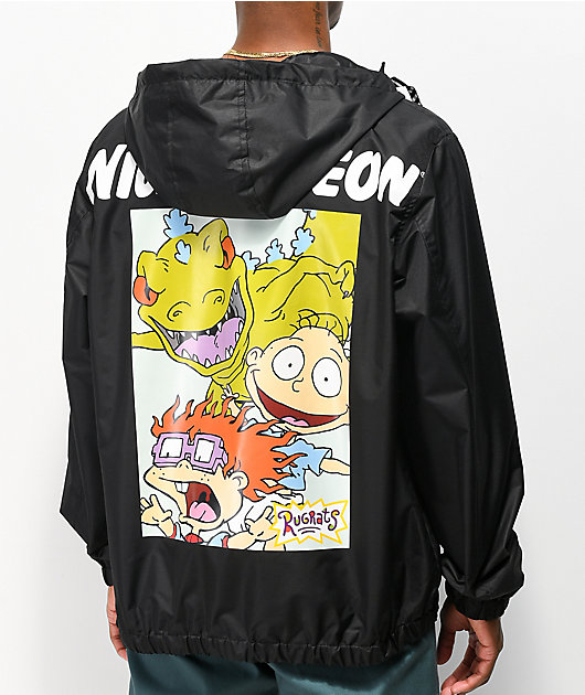 Members Only x Nickelodeon Rugrats Black Anorak Jacket