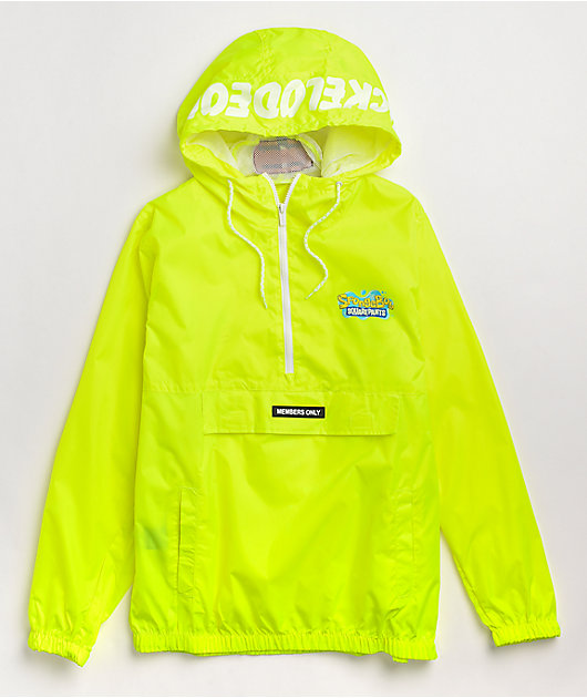 members only yellow windbreaker