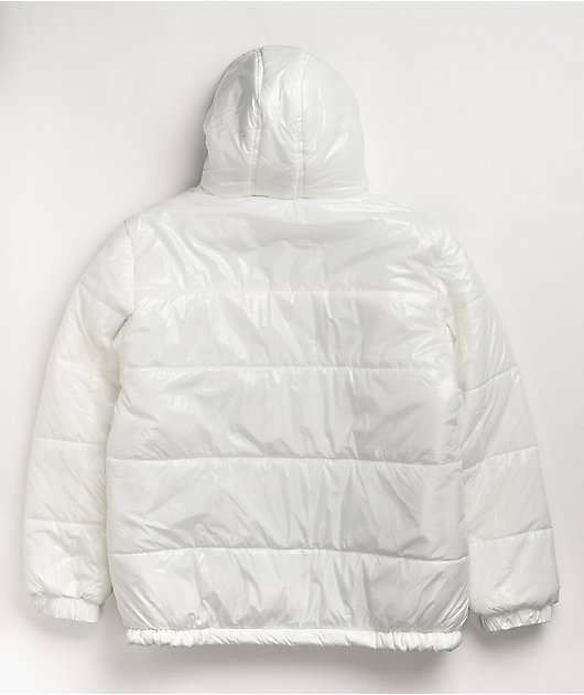 Members Only x Nickelodeon White Puffer Jacket