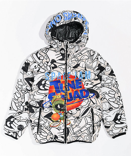 Members Only x Space Jam: A New Legacy Kids' Tune Squad chaqueta Puffer con capucha