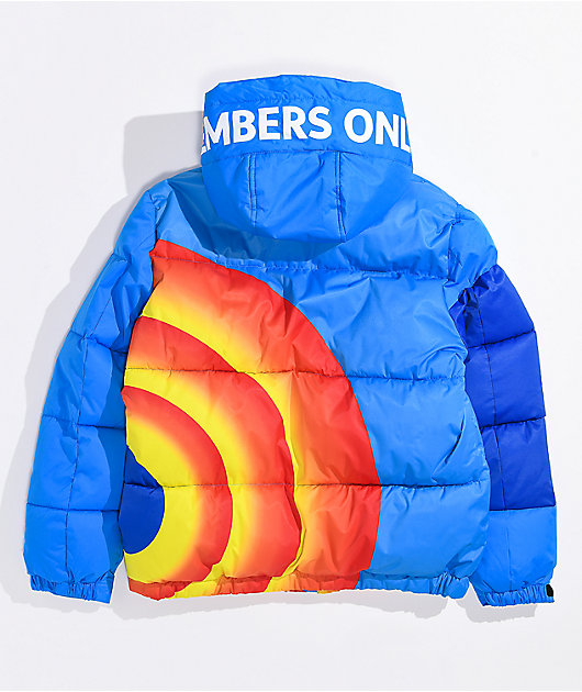 Members Only x Space Jam Blue Puffer Jacket
