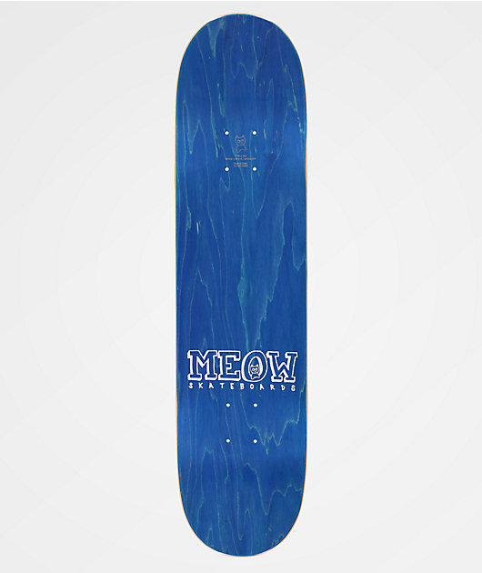 Meow Big Cat Purple 7.75" Skateboard Deck