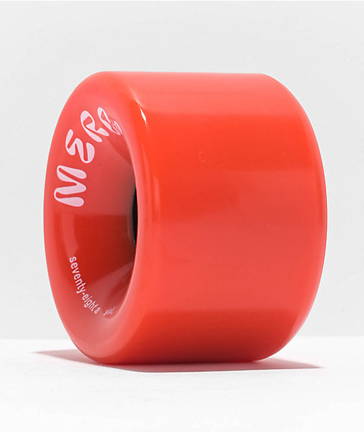 Mercer 65mm 80a Red Cruiser Skateboard Wheels