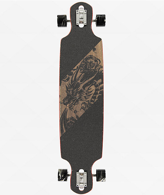 Mercer Ballpoint Dragon & Rose 40" Drop Through Longboard Complete