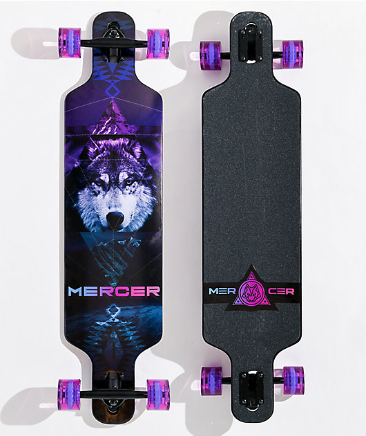 Mercer Mystic Wolf 2.0 40" Drop Through Longboard Complete