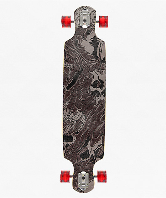 Mercer Skull Collector 40" Drop Through Longboard Complete