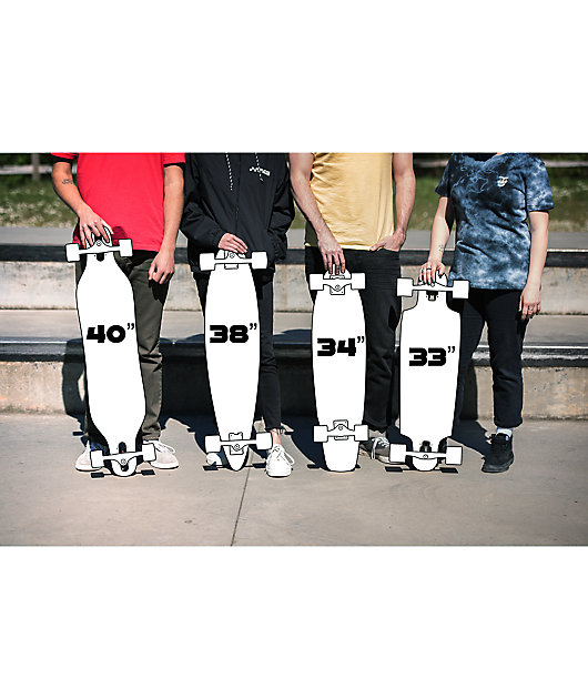 Mercer Tonal Koi 40" Drop Through Longboard Complete