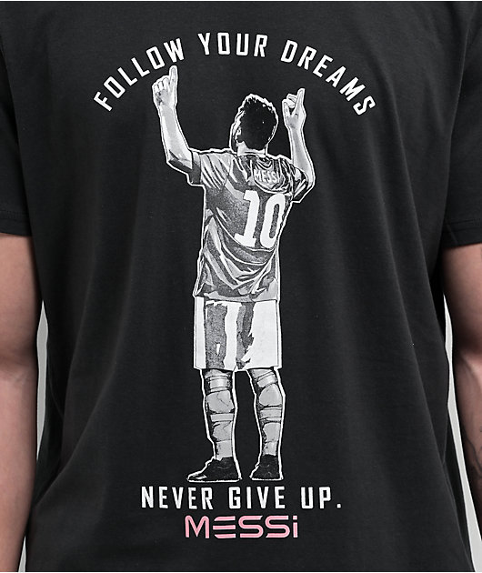 Messi Cheer Black T-Shirt
