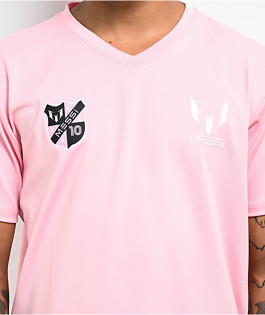 Messi Pink Soccer T-Shirt | Zumiez
