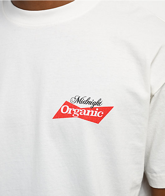 Midnight Organic Billiards White T-Shirt