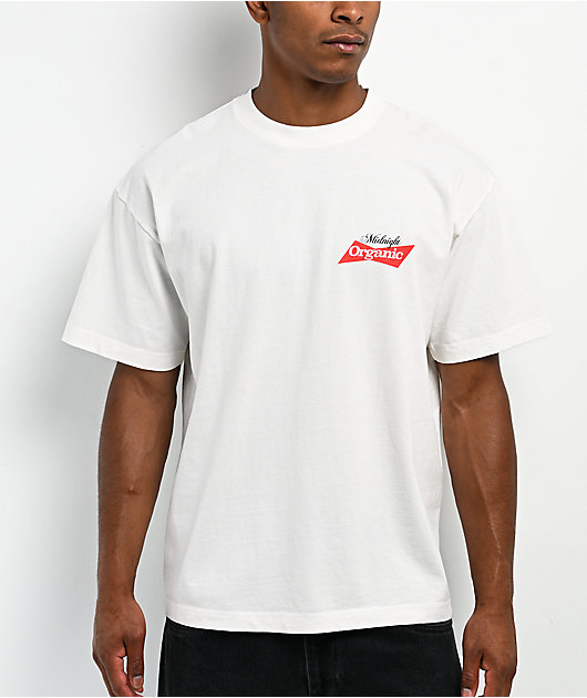 Midnight Organic Billiards White T-Shirt