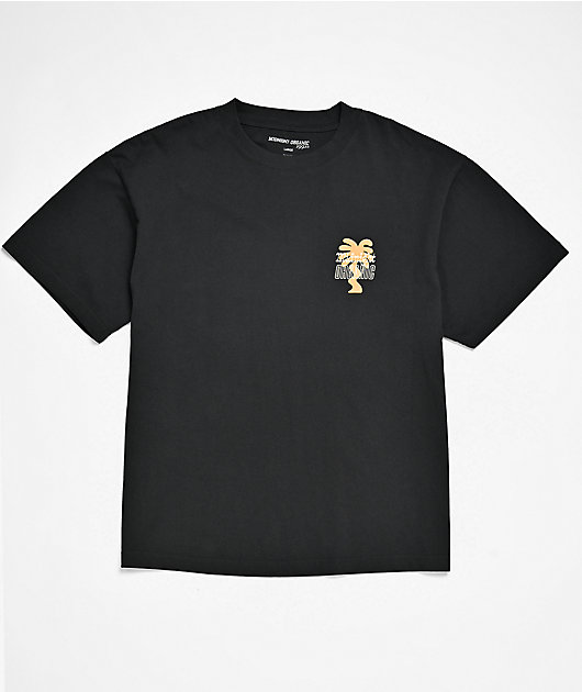 Midnight Organic Don't Panic Black T-Shirt