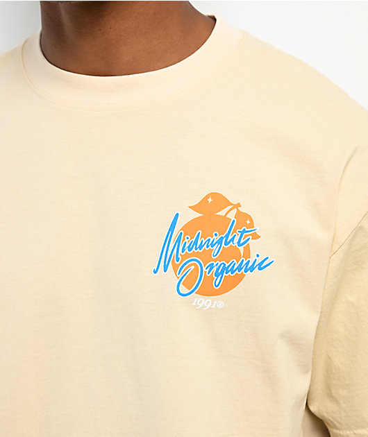 Midnight Organic Healthy Airbrush Cream T-Shirt