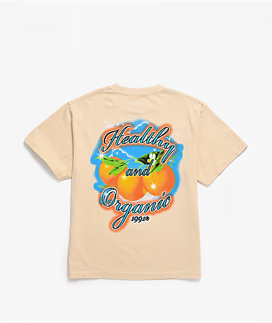 Midnight Organic Healthy Airbrush Cream T-Shirt