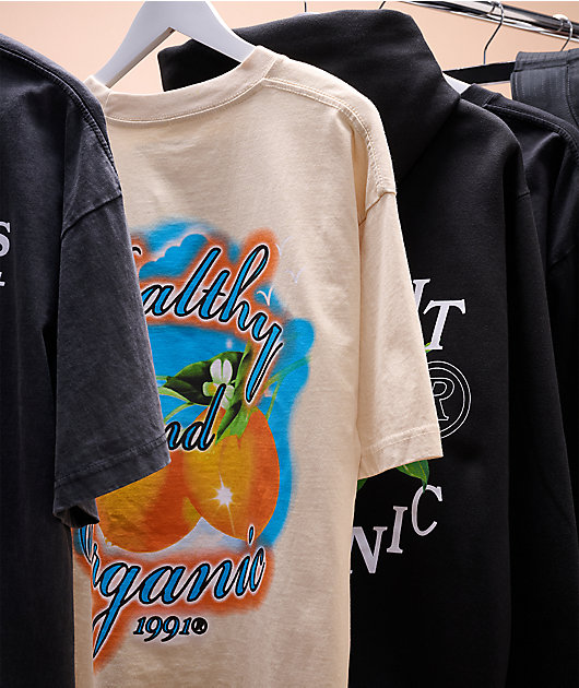 Midnight Organic Healthy Airbrush Cream T-Shirt