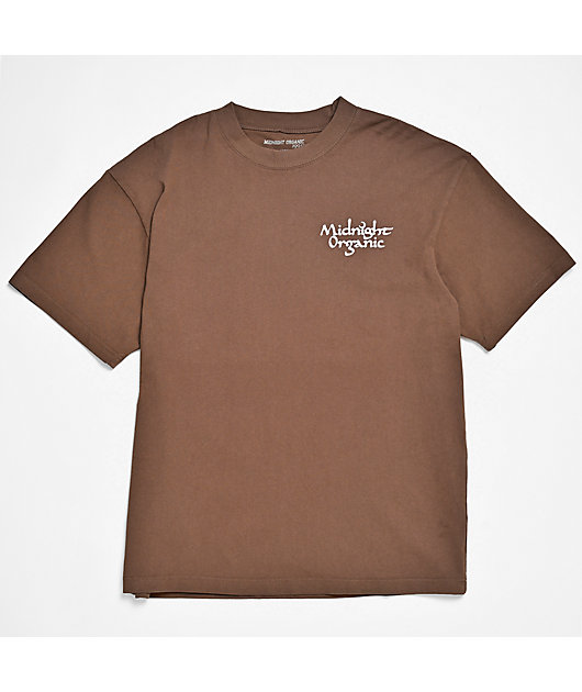 Midnight Organic It's Organic Brown T-Shirt