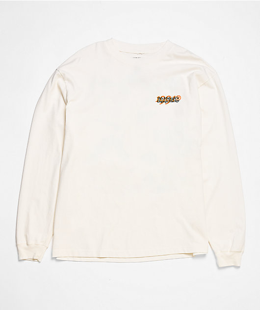 Midnight Organic Market White Long Sleeve T-Shirt