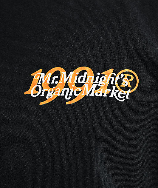 Midnight Organic Organic Market Vintage Black Wash T-Shirt