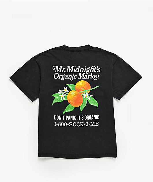 Midnight Organic Organic Market Vintage Black Wash T-Shirt